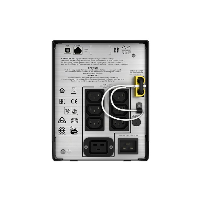 SMC2000I APC Smart-UPS C 2000VA LCD, Line interactive / Resim - 3