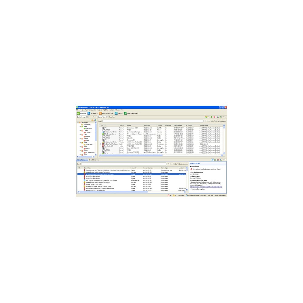 AP95100 APC StruxurWare Data Center Expert,100Node License / Resim - 0